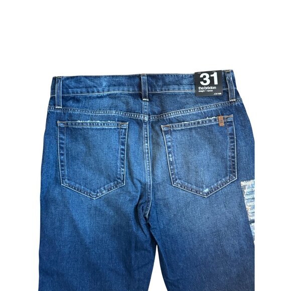 Joes Jeans The Brixton W31 Straight & Narrow Fit Dark Blue Denim Mens Jeans - Picture 6 of 6